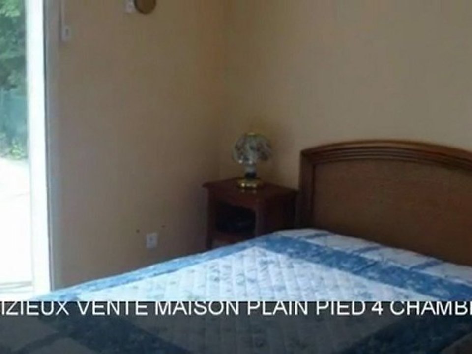 AVEIZIEUX VENTE MAISON PLAIN PIED 4 CHAMBRES