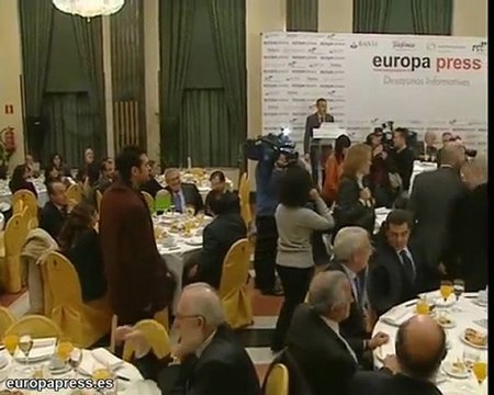 José Antonio Griñán en los Desayunos de Europa Press