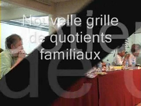 Tarifs applicables aux activités enfance 2009