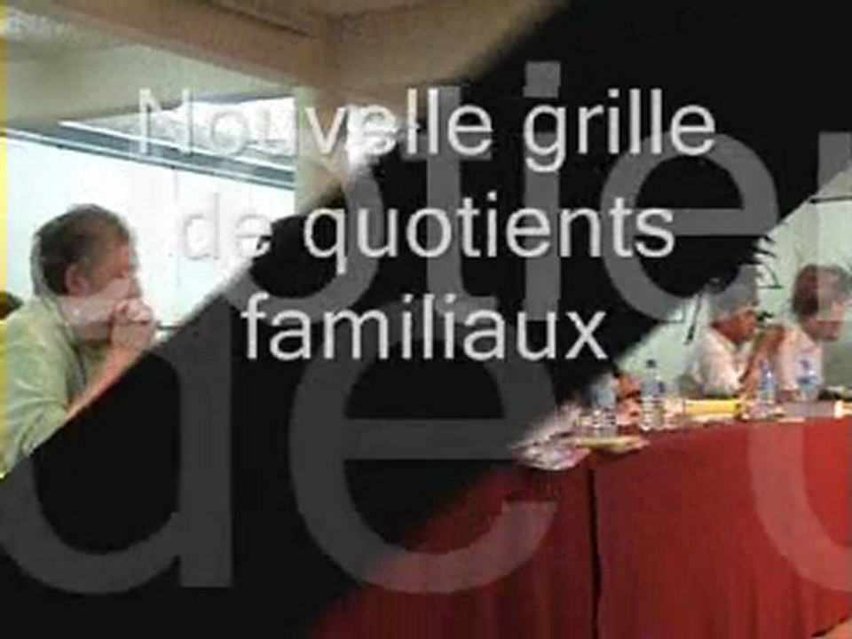 Tarifs applicables aux activités enfance 2009