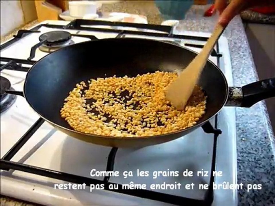 Riz soufflé