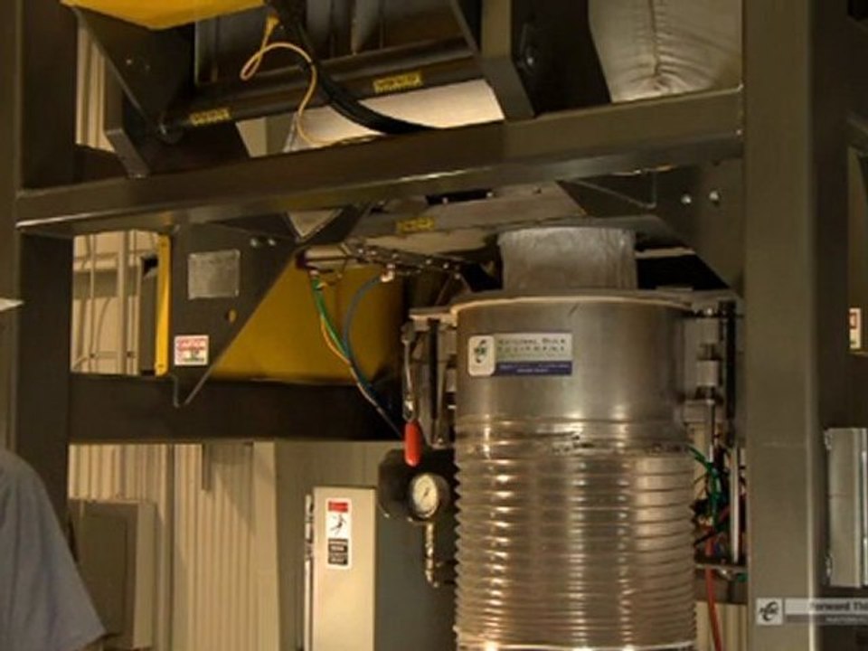 Bulk Bag Unloader: Dust-free Spout Interface Discharge System