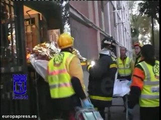 Anciana grave por incendio en La Elipa