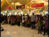El caos se apodera del aeropuerto de Barajas