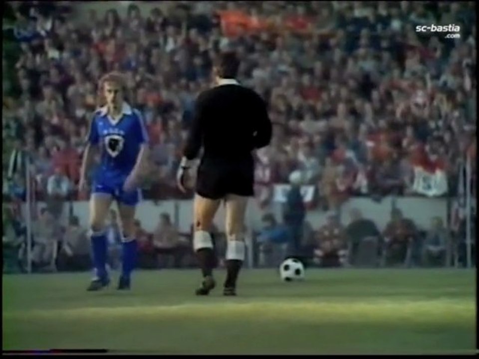 Coupe UEFA / 1977-78 : PSV Eindhoven 3-0 SEC Bastia