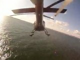 Hélicoptère sur la presqu'ile