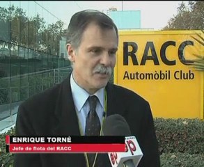 El RACC aconseja aprender a poner las cadenas