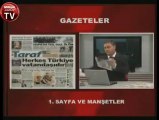 Sunucu canlı yayınla Taraf Gazetesi'ni yırttı!