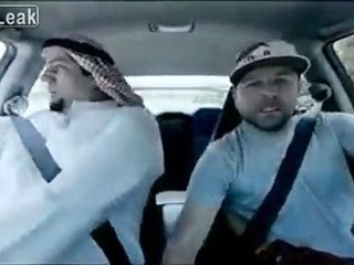 Saudi poser drifter almost shits his britches riding with pro drifter