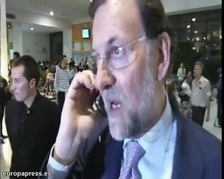Mariano Rajoy, atrapado en un aeropuerto