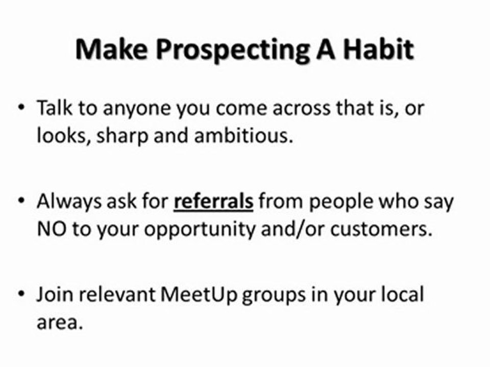 Prospecting Fundamentals Video