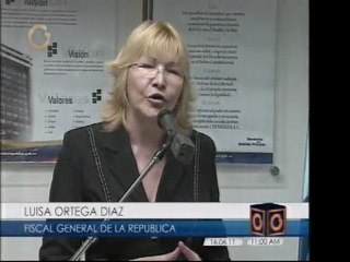 Fiscal general en rueda de prensa