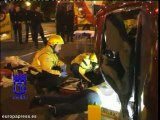 Ocho heridos en un accidente de tráfico en Madrid