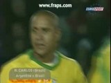 coup franc roberto carlos!