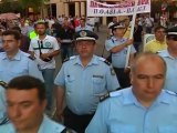 Greek Policemen, Firefighters and Coast Guard Protest Austerity Measures