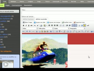 Insérer code HTML jeu dans overblog
