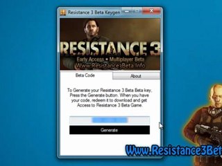 Free Resistance 3 Beta keys Download