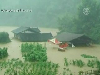 55 тысяч человек бегут от наводнения в Китае