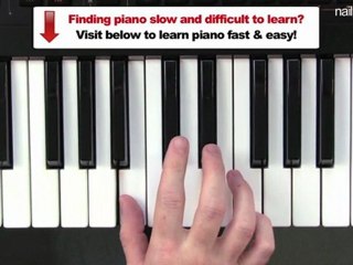 B Major Scale Piano Lesson