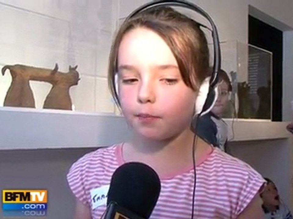 Les sculptures de Miró plaisent aux enfants