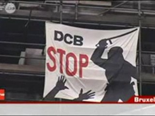 Désobéissance Civile Belgique sur le palais de justice