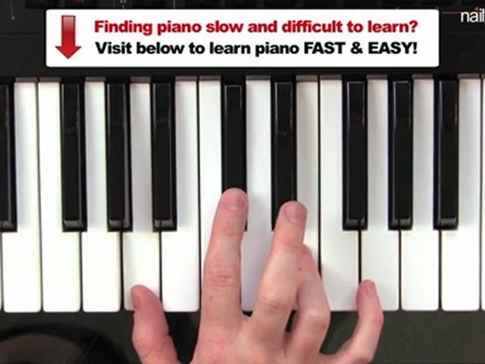 A Major Chord - Piano Lesson