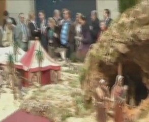 Inauguración del belén de la Real Casa de Correos