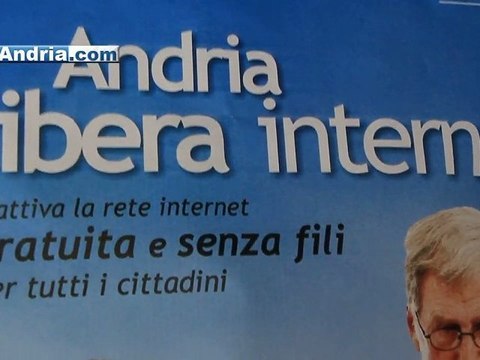 Parte Andria Wi-Fi : la presentazione a Viale Crispi