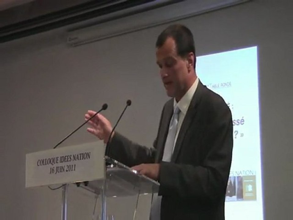 Colloque "Idées & Nation" : Présentation du Club par Louis Aliot