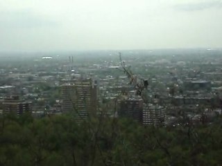 vue sur montreal coté stade olympique