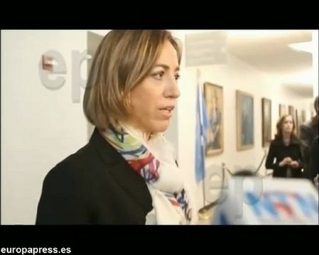 Carme Chacón en la sede de la ONU