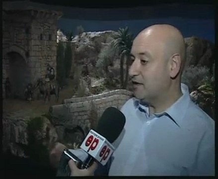 Metro de Valencia muestra belén de 50 metros