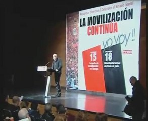 下载视频: Toxo participa en asamblea de delegados de CC.OO