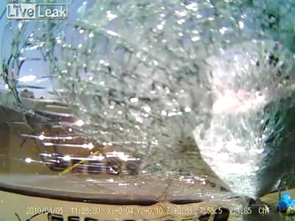 Überraschen Sie auf der Autobahn