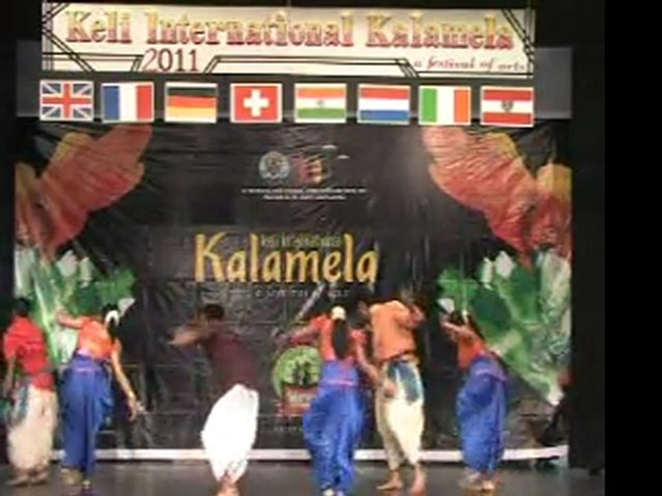 Closing Ceremony- Youth depicting colours of India Part 1of2 at KELI Kalamela 2011