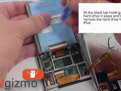 iPod Classic Repair: 6th Generation Hard Drive Zif Cable Rep