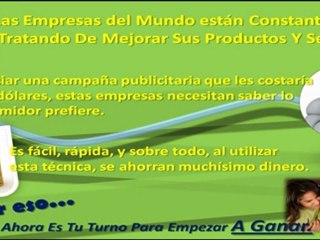 Encuestas por internet que te pagan