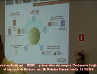 MED Z  présente l’agropole de Madagh et la technopole d’Oujda / presentation 1