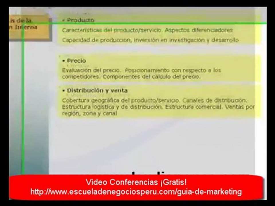 Como hacer un Plan de Marketing Parte 2