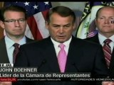 Boehner exige informe sobre operaciones de EE.UU. en Libia