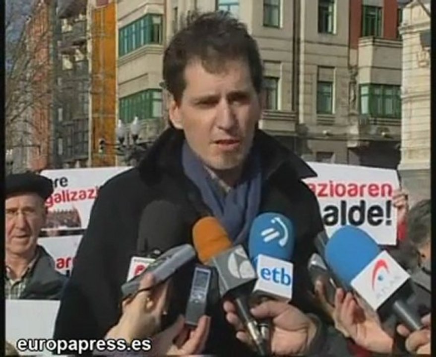 Cadena humana para pedir legalizar a Izquierda Abertzale