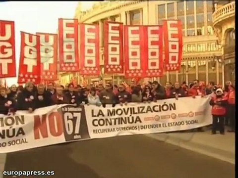 Los sindicatos, contra la jubilación a los 67