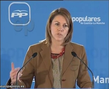 Cospedal critica la reforma de las pensiones del gobierno