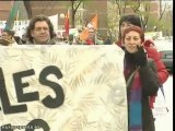 Manifestación de inmigrantes en Madrid