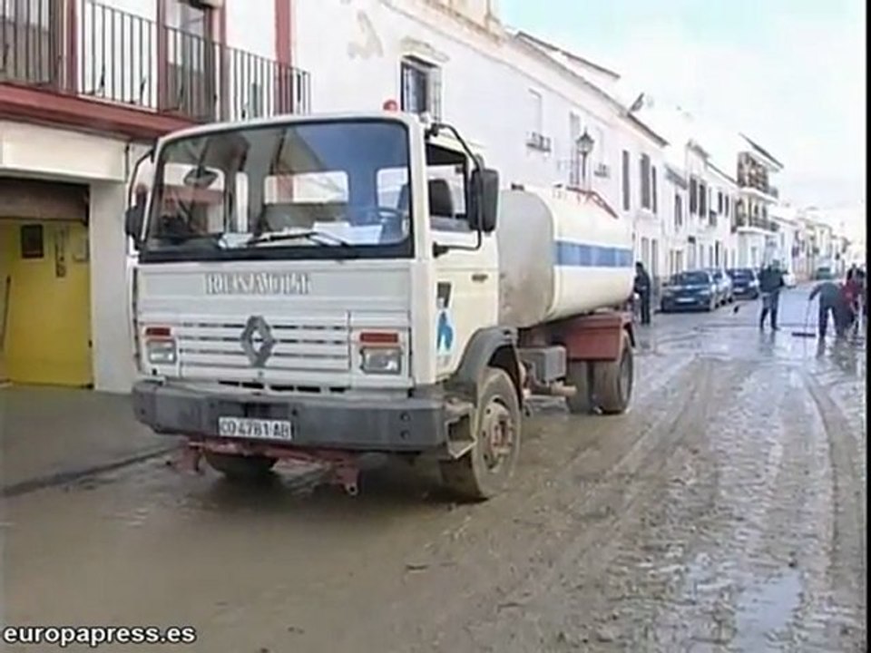 Inundaciones en Écija tras las lluvias del fin de semana