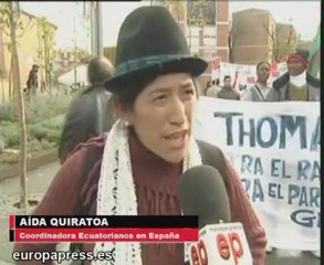 Manifestación para pedir el cierre de los CIES