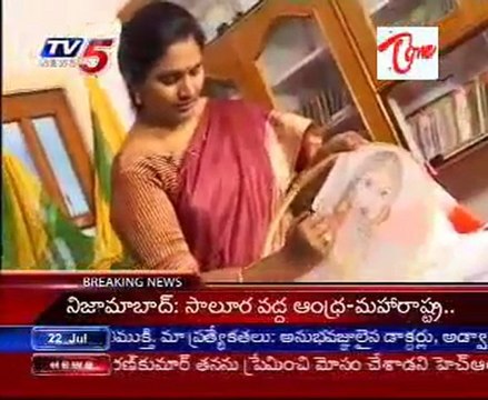 Ladies Special - beautiful fabric painting designs on sarees