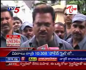 Ashok Leyland Workers Dharna @ Uppal Company Yard, No Salary hikes sins 2yrs