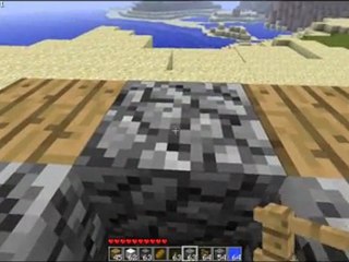 frigo dans minecraft et petite fontaine