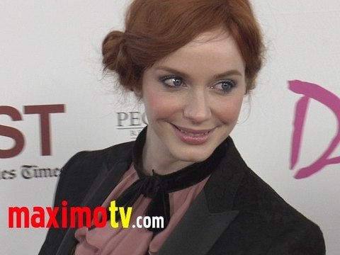 DRIVE Premiere Arrivals Christina Hendricks, Ryan Gosling